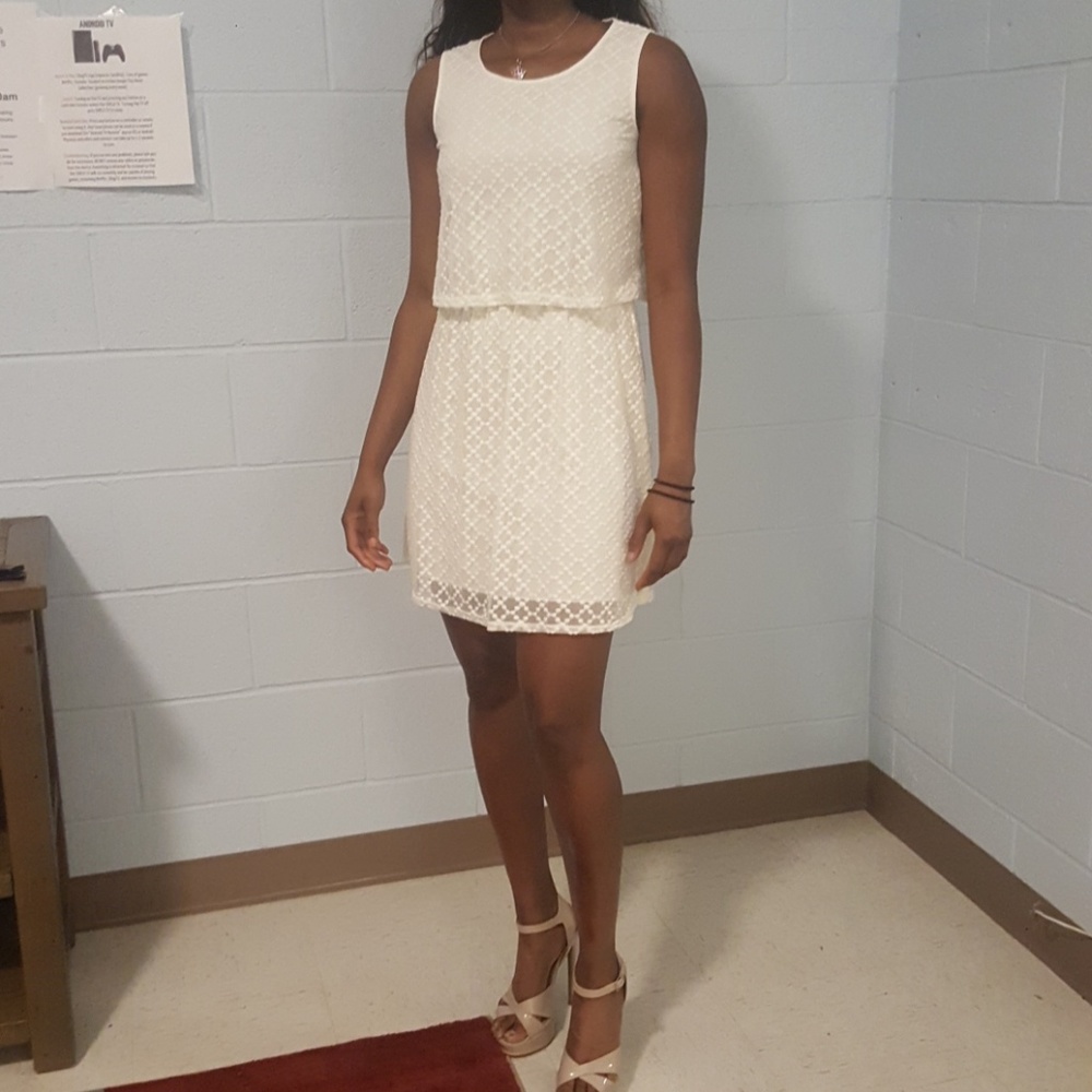 White summer dress